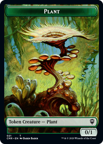 Illusion // Plant Double-sided Token [Commander Legends]