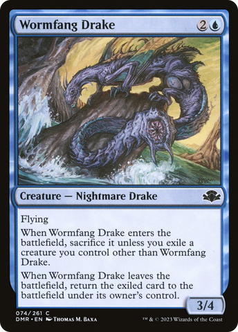 Wormfang Drake [Dominaria Remastered]