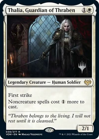 Thalia, Guardian of Thraben (Promo Pack) [Innistrad: Crimson Vow Promos]