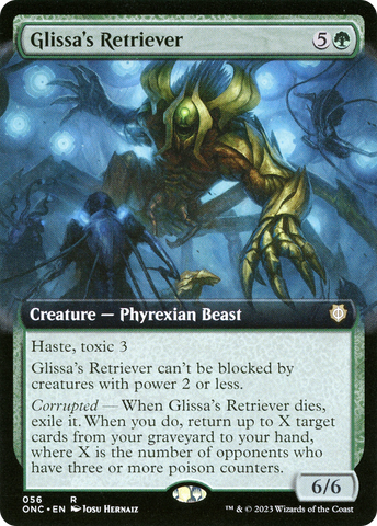 Glissa's Retriever (Extended Art) [Phyrexia: All Will Be One Commander]