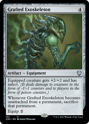Grafted Exoskeleton [Phyrexia: All Will Be One Commander]