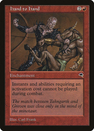 Hand to Hand [Tempest]