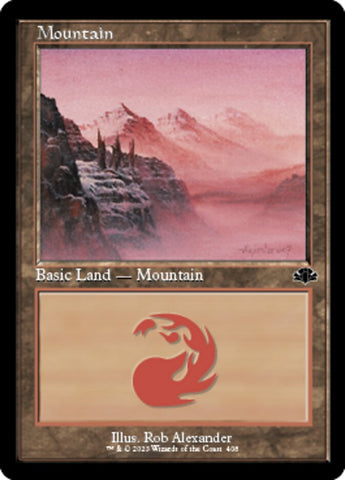 Mountain (408) (Retro) [Dominaria Remastered]