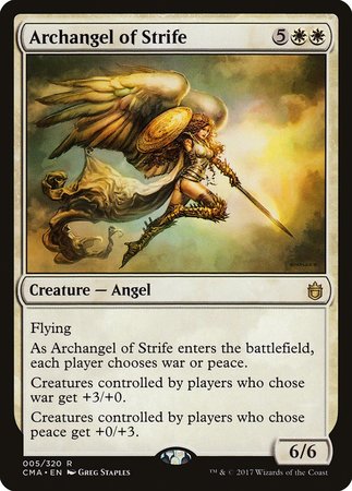 Archangel of Strife [Commander Anthology]