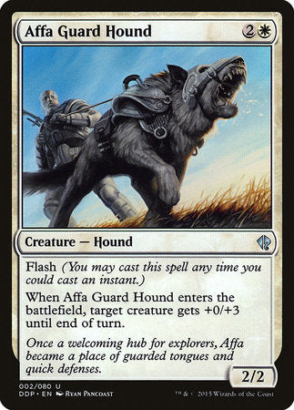 Affa Guard Hound [Duel Decks: Zendikar vs. Eldrazi]
