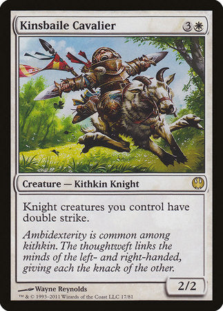 Kinsbaile Cavalier [Duel Decks: Knights vs. Dragons]