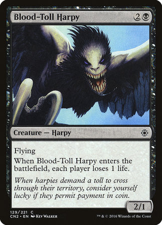 Blood-Toll Harpy [Conspiracy: Take the Crown]
