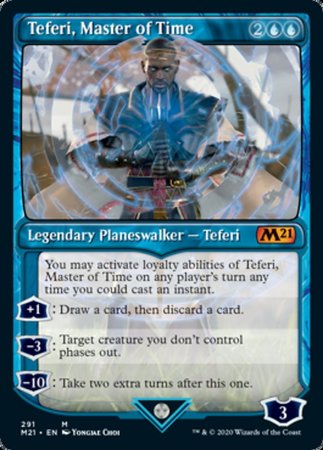 Teferi, Master of Time (Showcase) (291) [Core Set 2021]