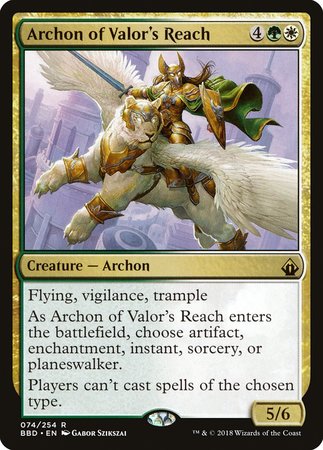 Archon of Valor's Reach [Battlebond]