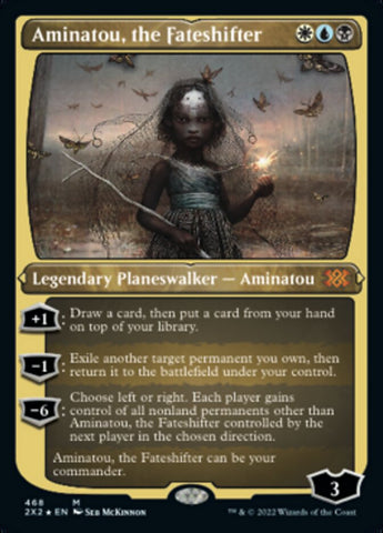 Aminatou, the Fateshifter (Foil Etched) [Double Masters 2022]