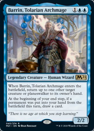 Barrin, Tolarian Archmage [Core Set 2021]