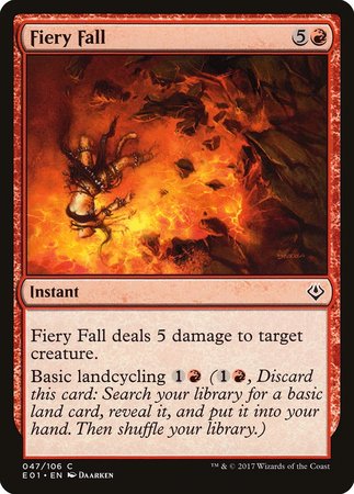 Fiery Fall [Archenemy: Nicol Bolas]