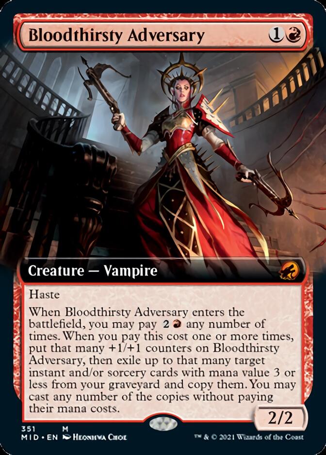 Bloodthirsty Adversary (Extended) [Innistrad: Midnight Hunt]