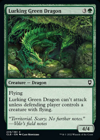 Lurking Green Dragon [Commander Legends: Battle for Baldur's Gate]