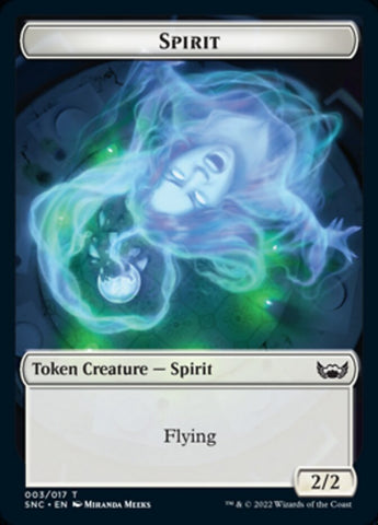 Devil // Spirit Double-sided Token [Streets of New Capenna Tokens]