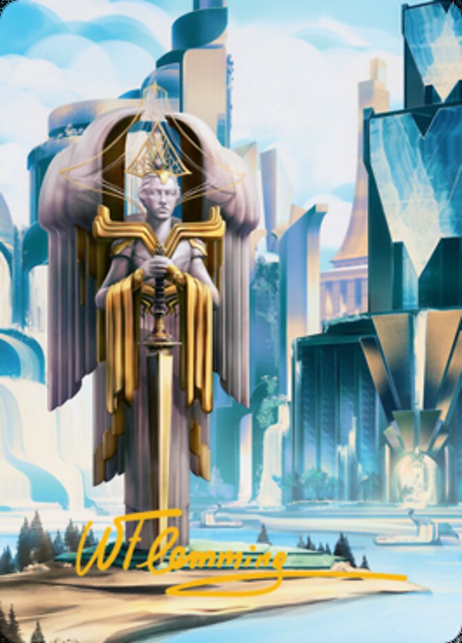 Island Art Card (Gold-Stamped Signature) [Streets of New Capenna Art S