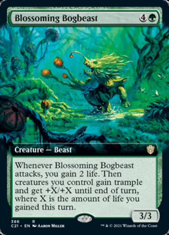 Blossoming Bogbeast (Extended) [Commander 2021]