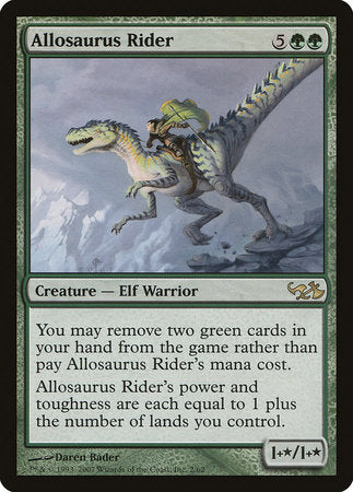 Allosaurus Rider [Duel Decks: Elves vs. Goblins]