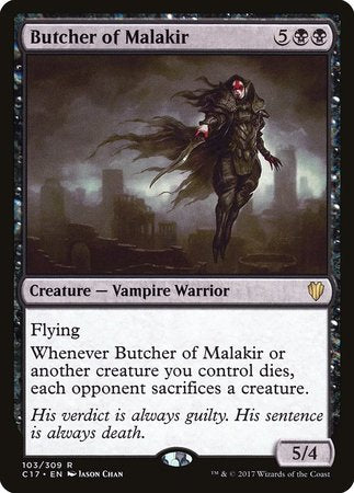 Butcher of Malakir [Commander 2017]