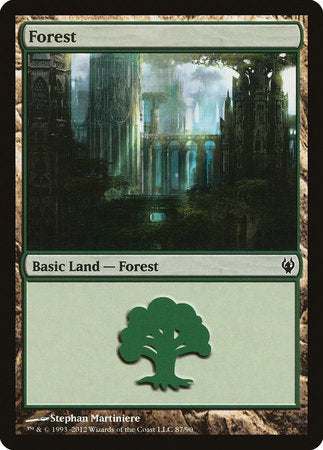 Forest (87) [Duel Decks: Izzet vs. Golgari]