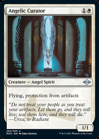 Angelic Curator (Foil Etched) [Modern Horizons 2]