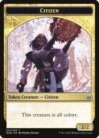 Citizen Token [War of the Spark Tokens]