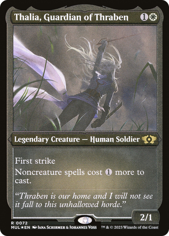 Thalia, Guardian of Thraben (Foil Etched) [Multiverse Legends]