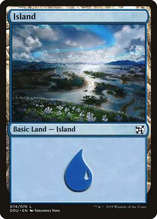 Island (74) [Duel Decks: Elves vs. Inventors]