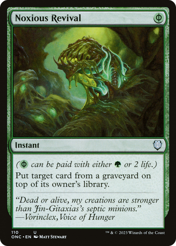 Noxious Revival [Phyrexia: All Will Be One Commander]
