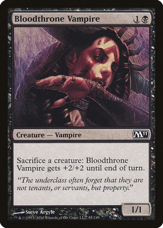 Bloodthrone Vampire [Magic 2011]