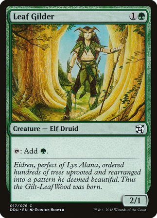 Leaf Gilder [Duel Decks: Elves vs. Inventors]