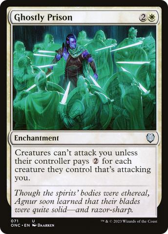 Ghostly Prison [Phyrexia: All Will Be One Commander]