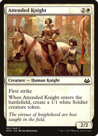 Attended Knight [Modern Masters 2017]
