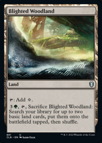 Blighted Woodland [Commander Legends: Battle for Baldur's Gate]