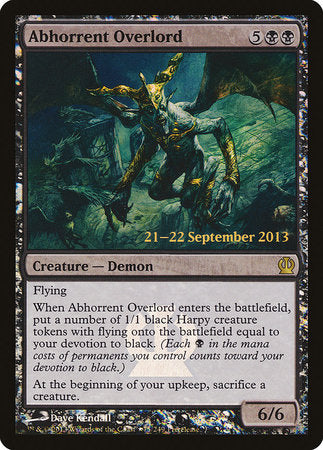 Abhorrent Overlord [Theros Promos]