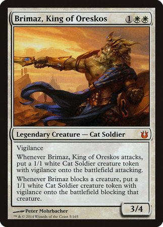 Brimaz, King of Oreskos [Born of the Gods]