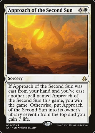 Approach of the Second Sun [Amonkhet]