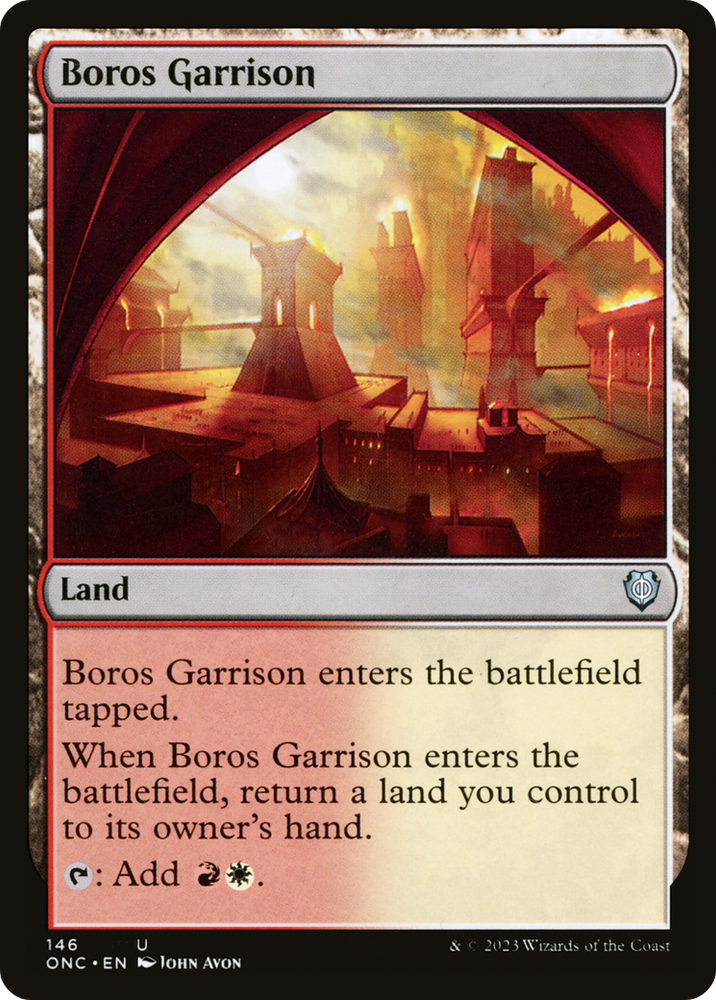 Boros Garrison [Phyrexia: All Will Be One Commander]